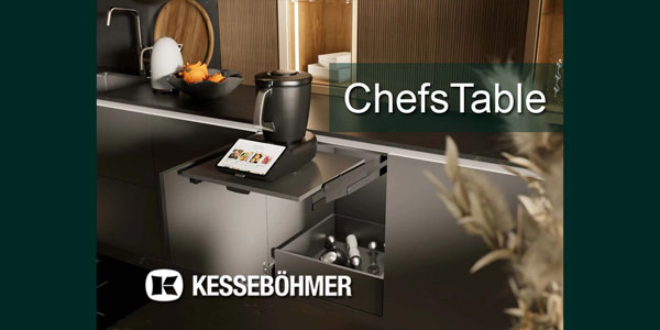 ChefsTable — революционный поворотный стол для современной кухни Kessebohmer в Саратове