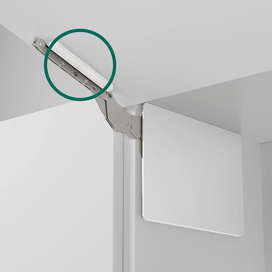 Крепление к фасаду правое и левое ФриСлим, БЕЛЫЙ