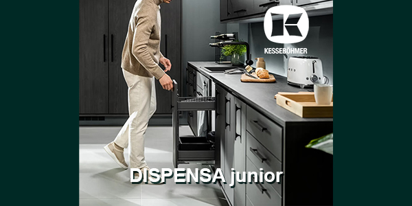 Как решить проблему нехватки места на кухне - поможет DISPENSA junior slim от Kesseböhmer Kessebohmer в Саратове