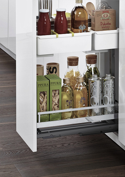 КОМПЛЕКТ ПВ Юбокс, Диспенса 90° 300 мм, H 1900-2300, Арена КЛАССИК, 4 полки + 2 Юбокс, цвет ТИТАН Kessebohmer | официальный магазин